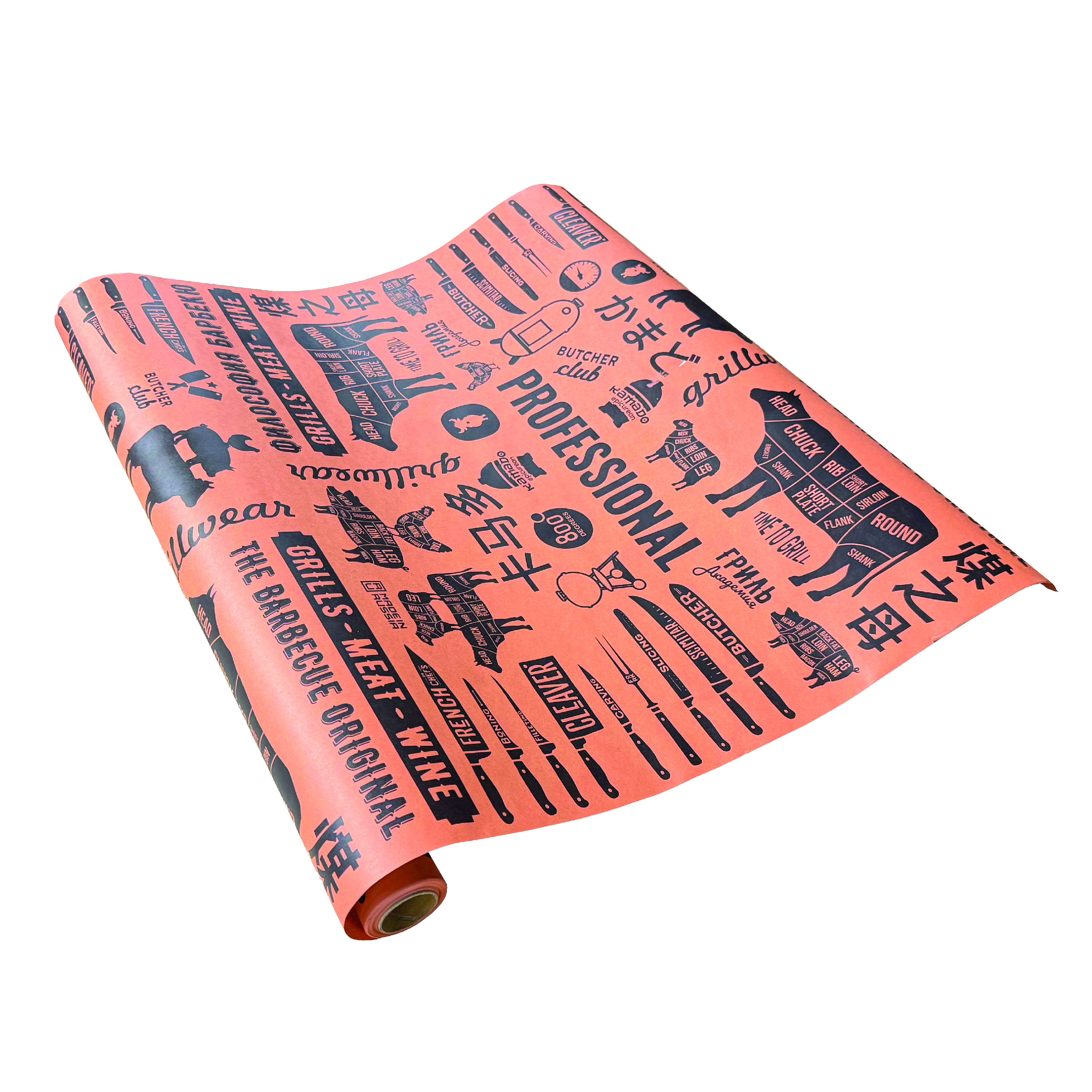 Бумага мясника невощеная с резаком 10 м рулон 800 Degrees Butcher Paper