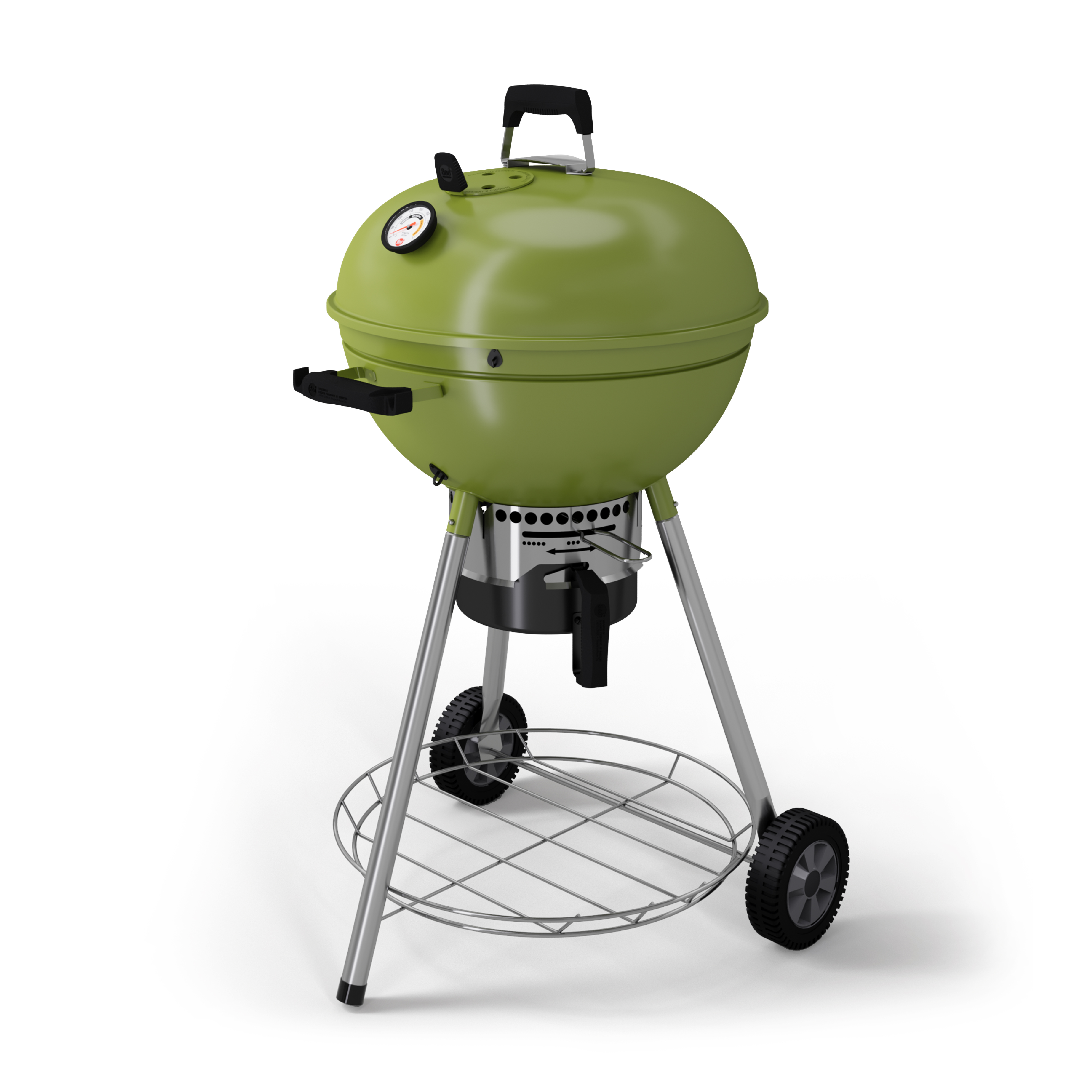 Гриль угольный 800 Degrees Teriberka 57 Slow 'N Sear Green Greece Olive
